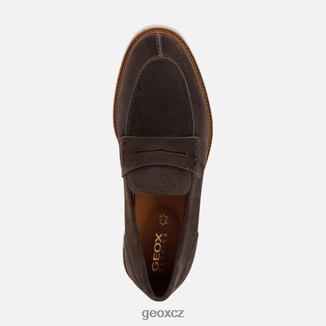 gubbio muž 4NH06695 tmavě hnědá Geox