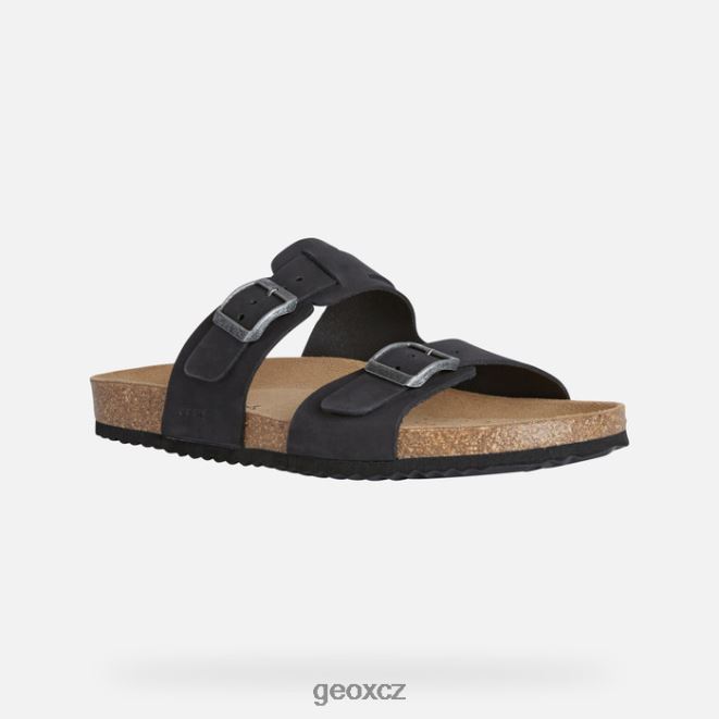 sandálový ghita muž 4NH06726 Černá Geox