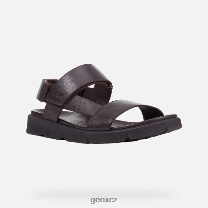 xand 2s muž 4NH061757 hnědé cotto Geox