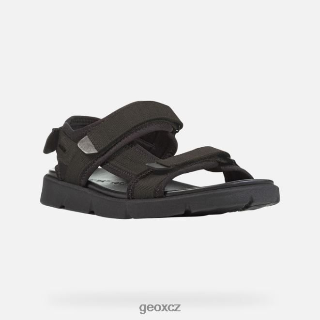 xand 2s muž 4NH06759 šedá/černá Geox