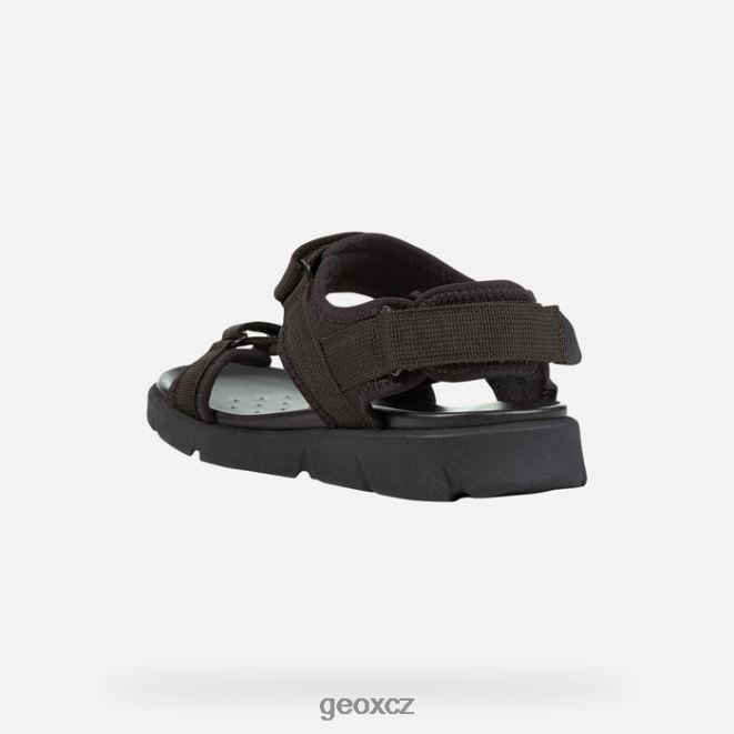 xand 2s muž 4NH06759 šedá/černá Geox