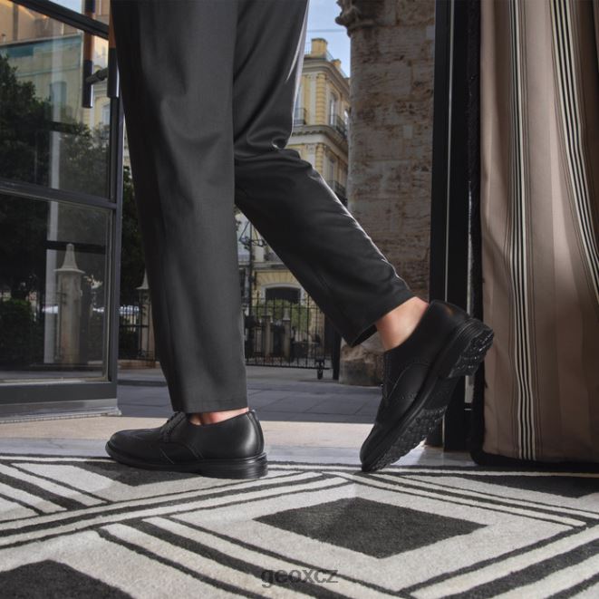 chůze potěšení muž 4NH061770 Černá Geox