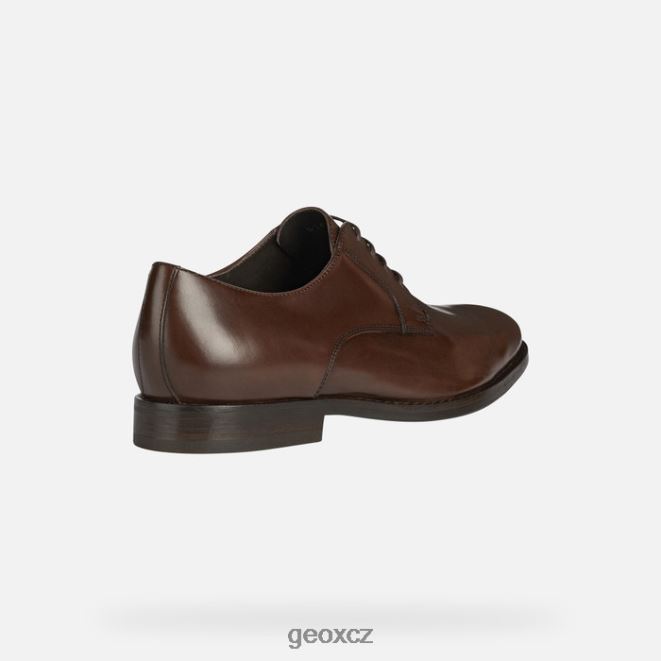 muž z hamru 4NH06708 tmavě hnědá Geox