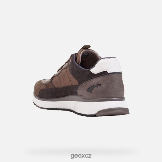 Dolomia abx muž 4NH06645 tmavé olivy Geox