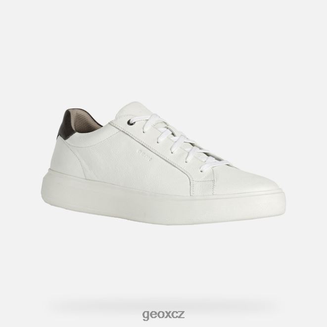 ďábelský muž 4NH06816 bílá/dk hnědá Geox