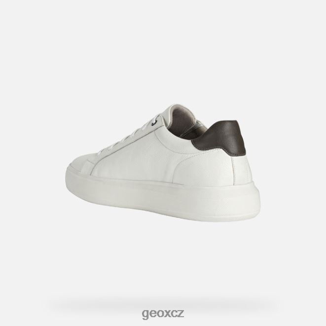 ďábelský muž 4NH06816 bílá/dk hnědá Geox