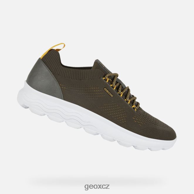 sférický muž 4NH06619 olivový Geox