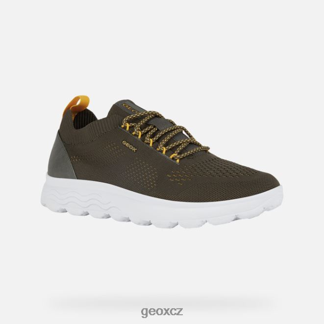 sférický muž 4NH06619 olivový Geox