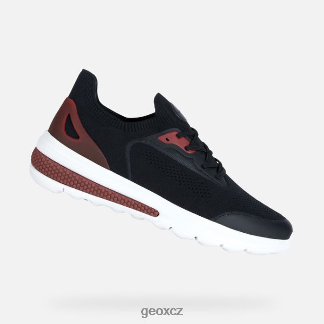 spherica actif muž 4NH061772 Černá červená Geox