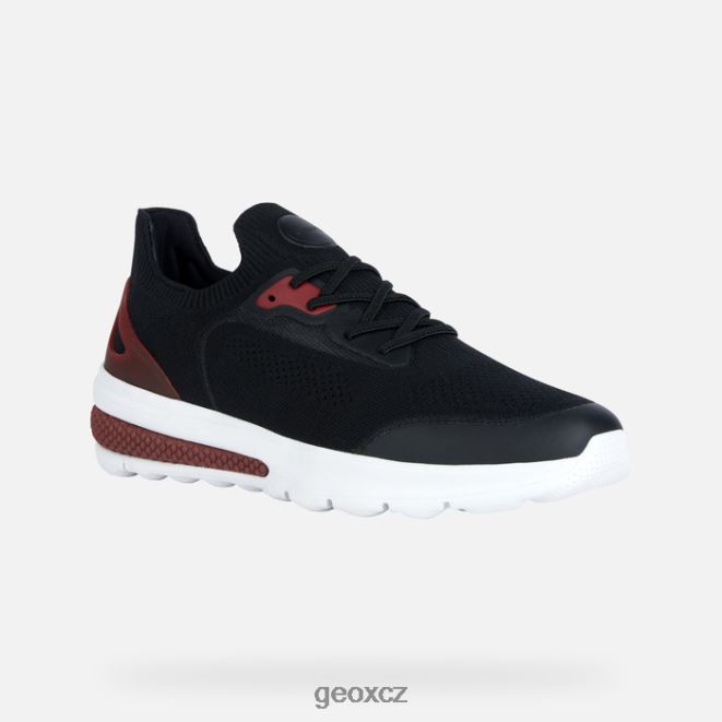 spherica actif muž 4NH061772 Černá červená Geox