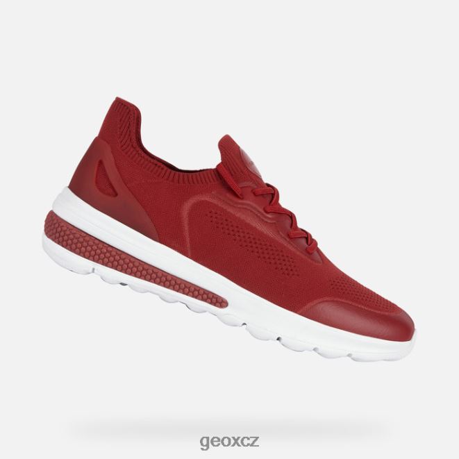 spherica actif muž 4NH06637 tmavě červená Geox