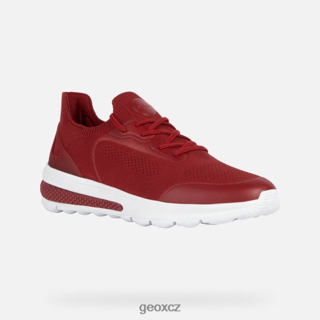 spherica actif muž 4NH06637 tmavě červená Geox