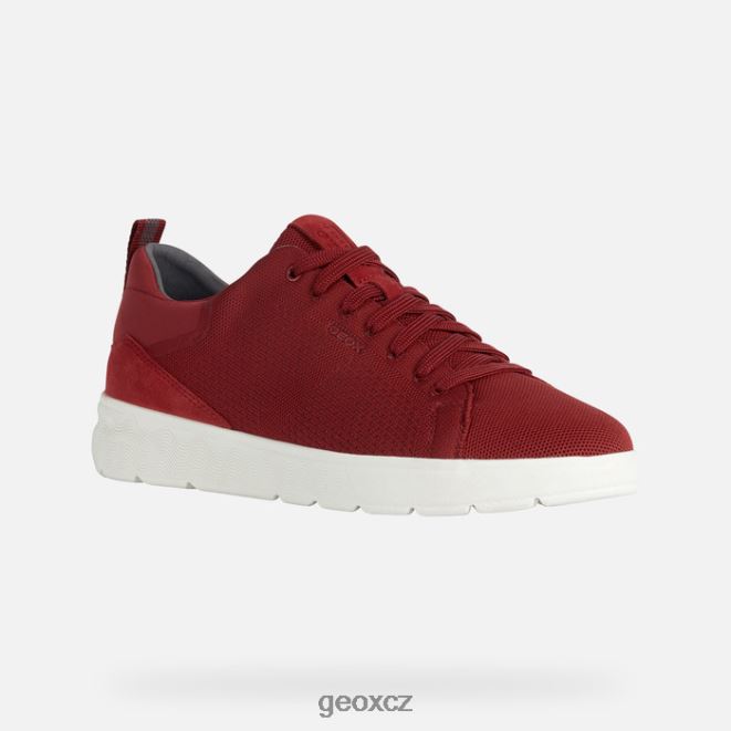 spherica ec4 muž 4NH06713 tmavě červená Geox