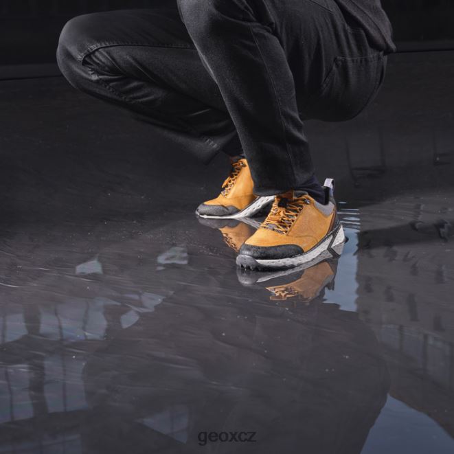 sterrato abx muž 4NH06864 hořčice Geox