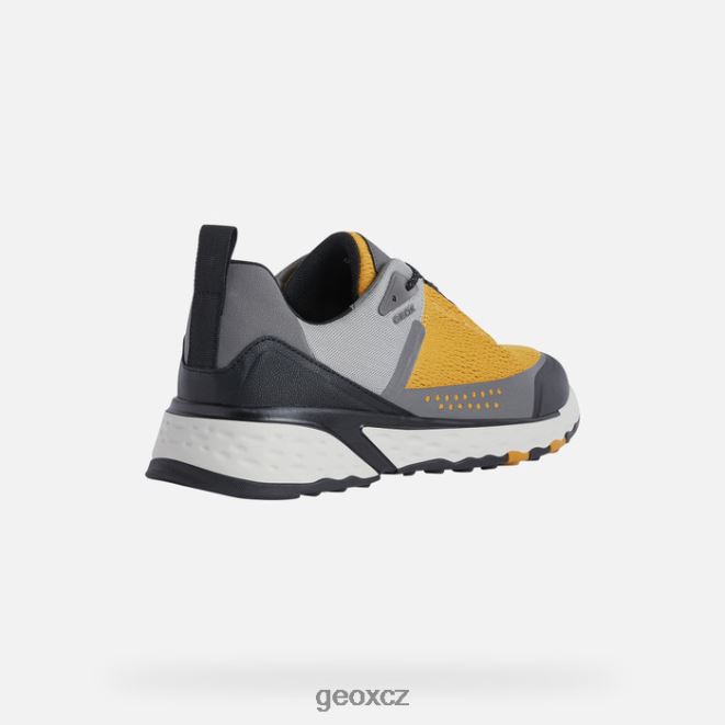 sterrato muž 4NH06899 okrová/lt šedá Geox