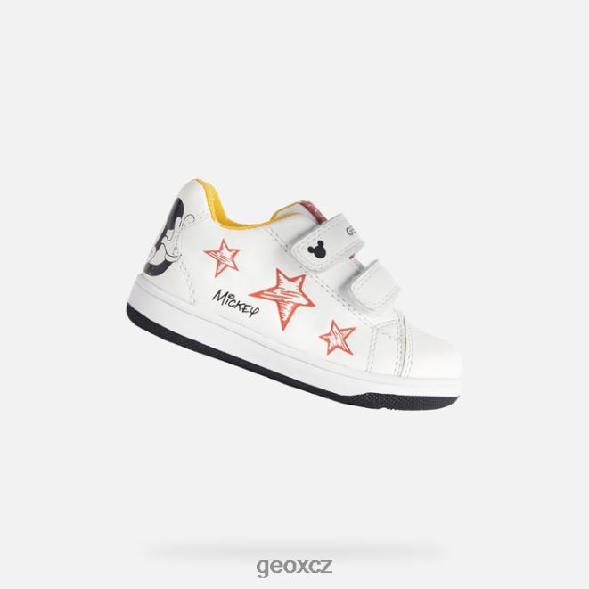 nové flick dítě 4NH061506 bílý černý Geox