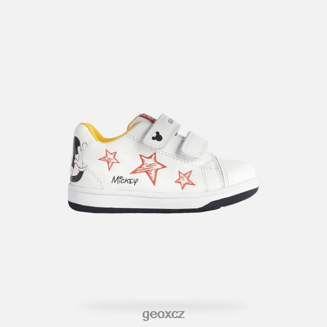 nové flick dítě 4NH061506 bílý černý Geox