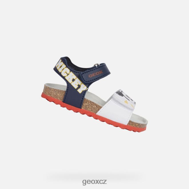 sandál chalki baby 4NH061644 námořnická/bílá Geox