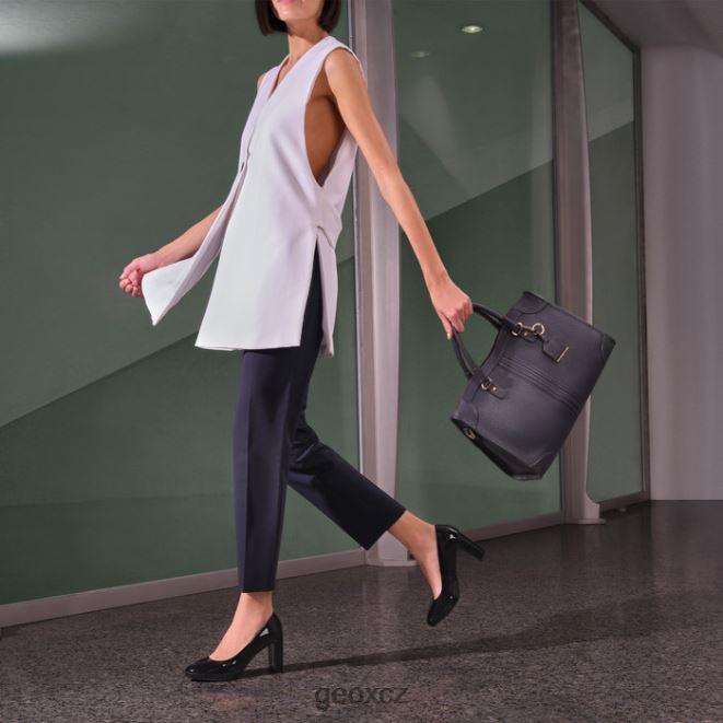 chůze potěšení 85 žena 4NH06298 Černá Geox