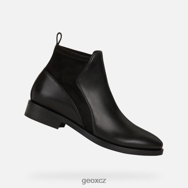 brogue žena 4NH06599 Černá Geox