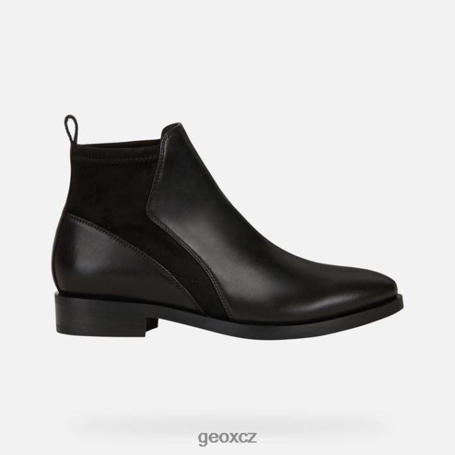 brogue žena 4NH06599 Černá Geox