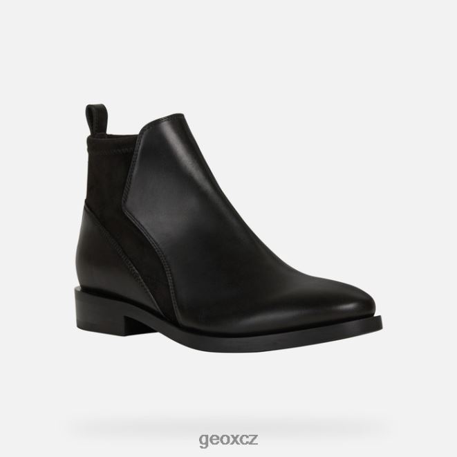 brogue žena 4NH06599 Černá Geox