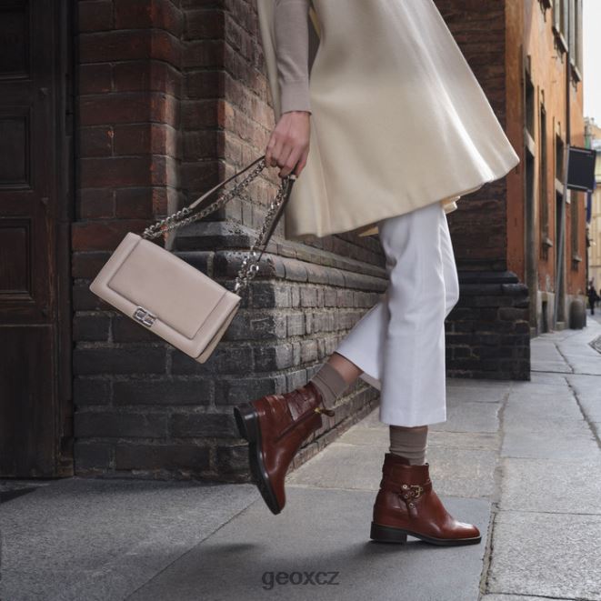 larysse žena 4NH06316 hnědý Geox