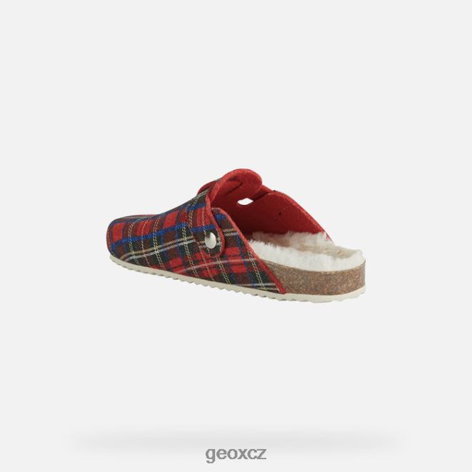 žena brionia 4NH06112 tmavě červená/červená Geox