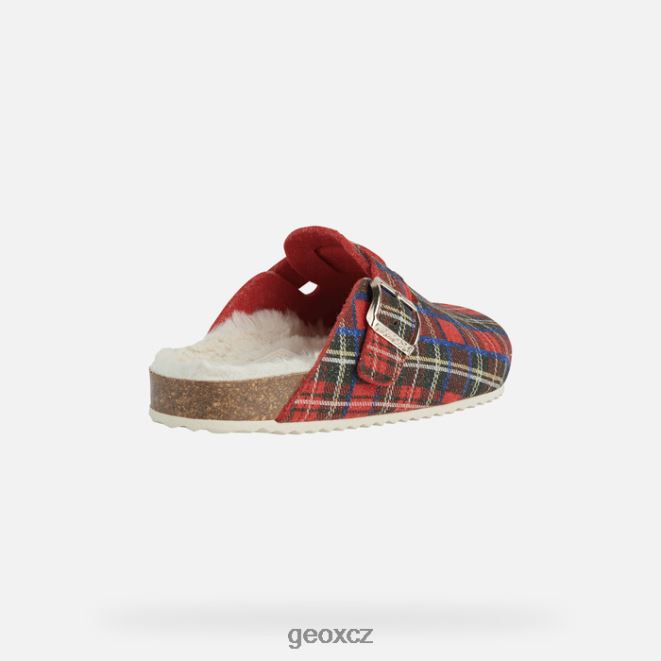 žena brionia 4NH06112 tmavě červená/červená Geox