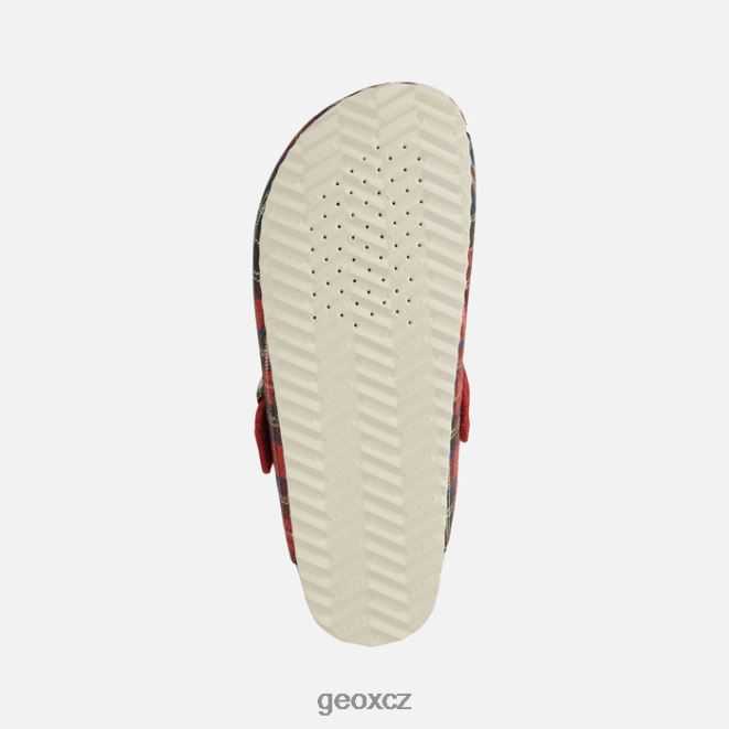 žena brionia 4NH06112 tmavě červená/červená Geox