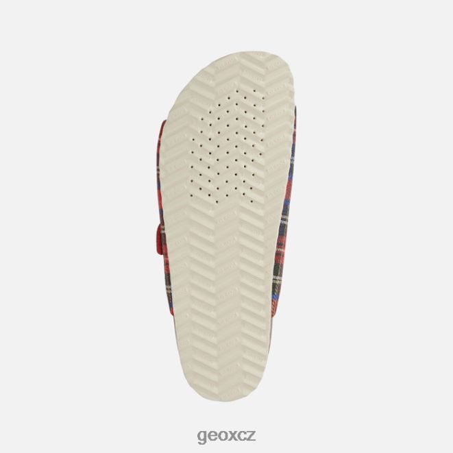 žena brionia 4NH0661 tmavě červená/červená Geox