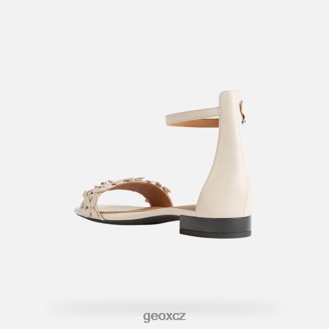 Wistrey sandálová žena 4NH06572 krém Geox