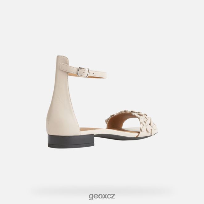 Wistrey sandálová žena 4NH06572 krém Geox