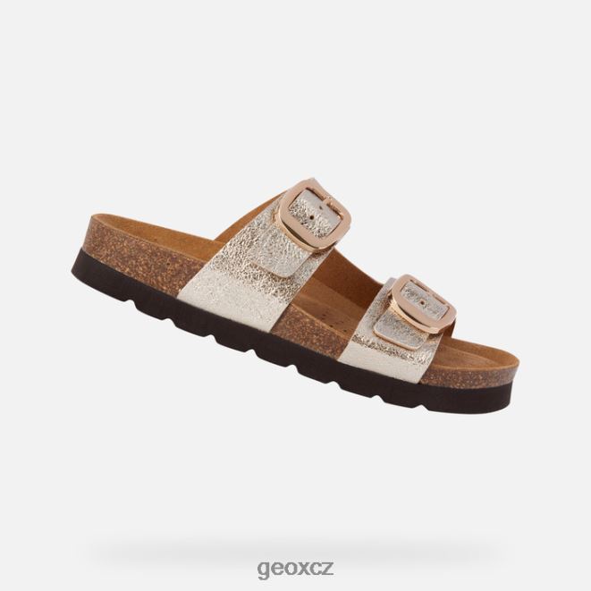 brionia vysoká žena 4NH061681 světle zlatá Geox