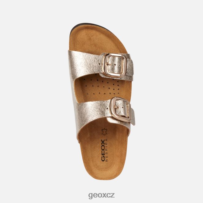 brionia vysoká žena 4NH061681 světle zlatá Geox