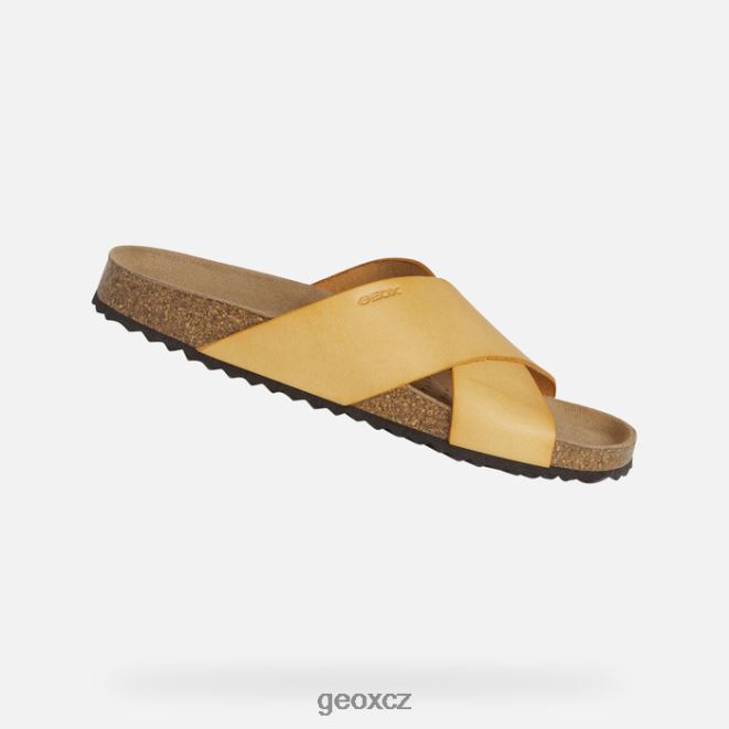 žena brionia 4NH06439 tmavě žlutá Geox