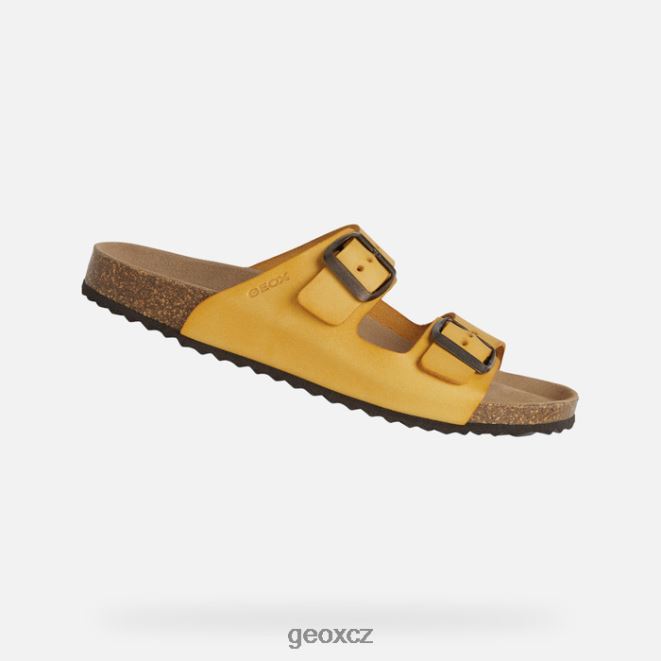 žena brionia 4NH06563 tmavě žlutá Geox