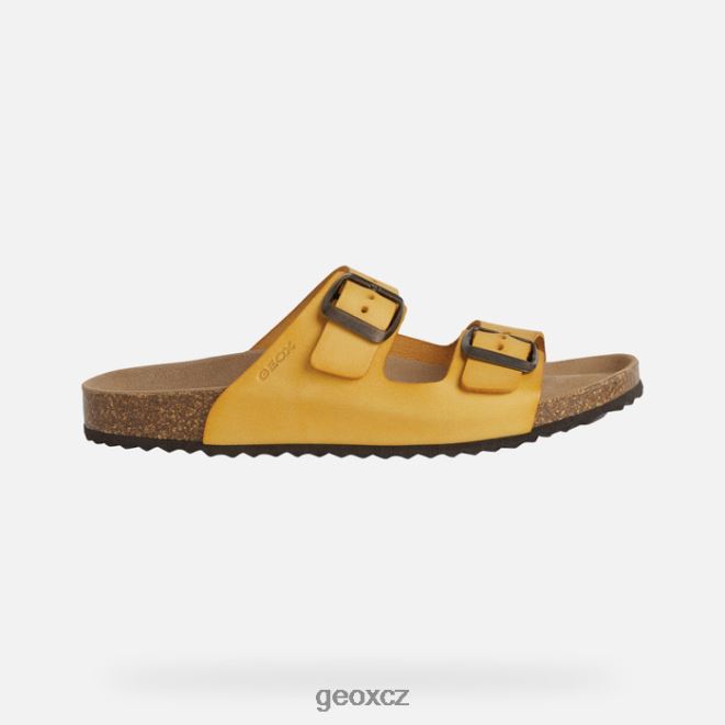 žena brionia 4NH06563 tmavě žlutá Geox