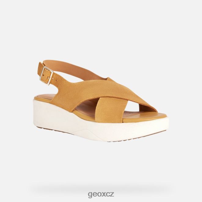 žena laudara 4NH06128 hořčice Geox