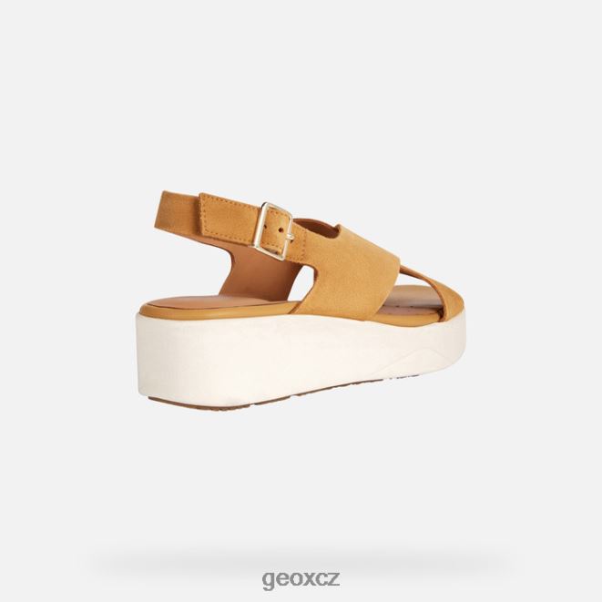 žena laudara 4NH06128 hořčice Geox