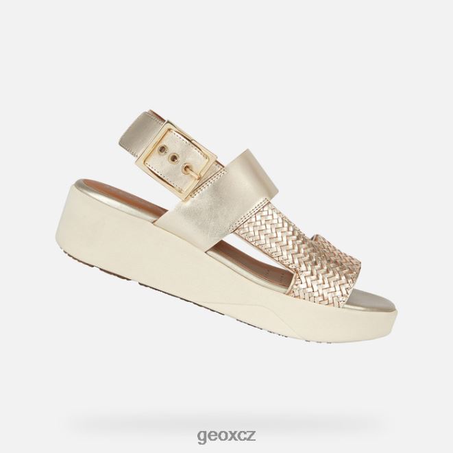 žena laudara 4NH06300 světle zlatá Geox