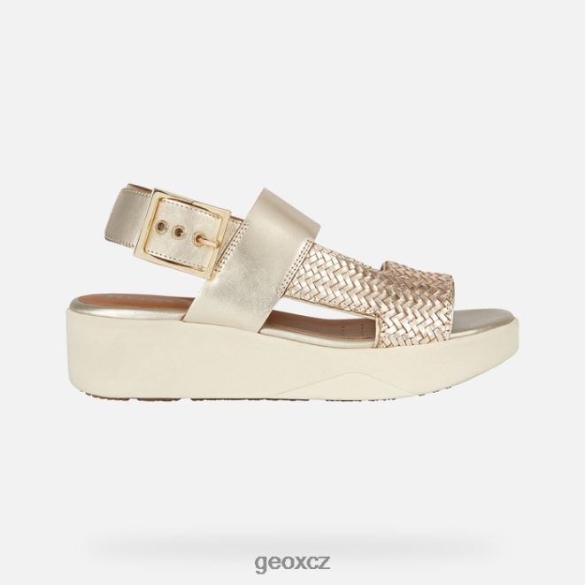 žena laudara 4NH06300 světle zlatá Geox