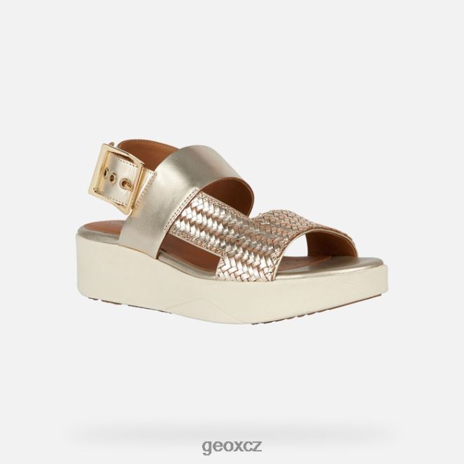 žena laudara 4NH06300 světle zlatá Geox