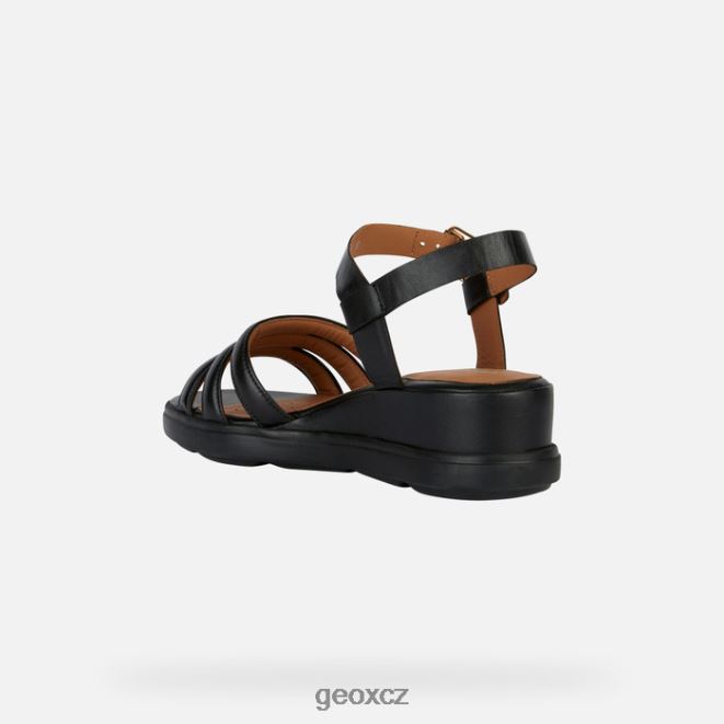 žena v pise 4NH06226 Černá Geox