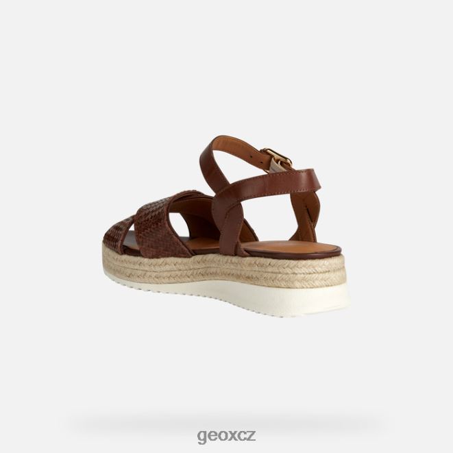 eolie žena 4NH06168 hnědý Geox