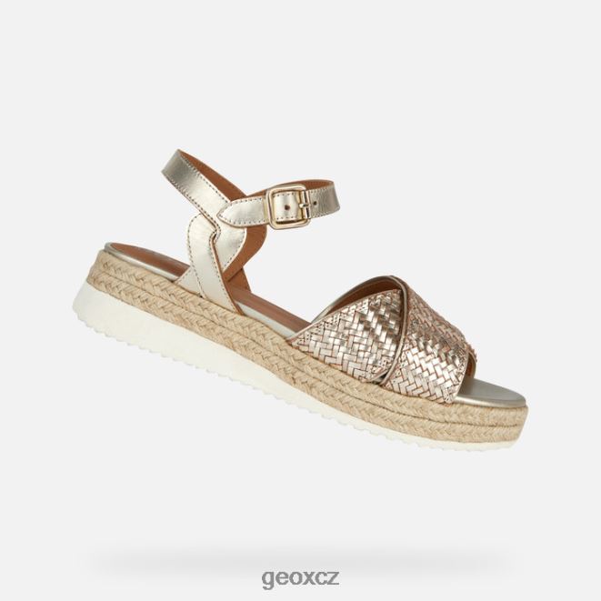 eolie žena 4NH06204 světle zlatá Geox