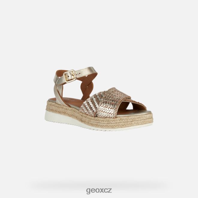 eolie žena 4NH06204 světle zlatá Geox