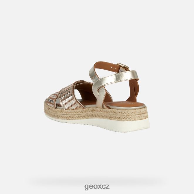 eolie žena 4NH06204 světle zlatá Geox