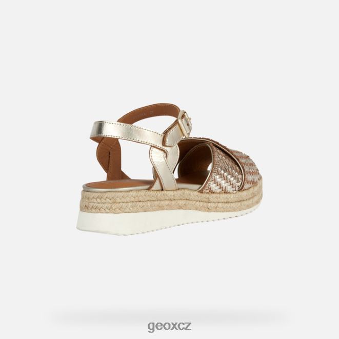 eolie žena 4NH06204 světle zlatá Geox