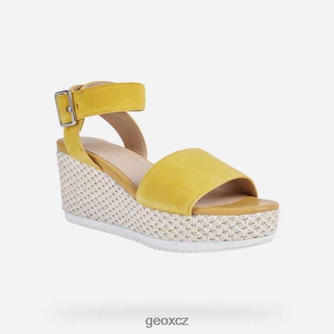 lipari žena 4NH06460 tmavě žlutá Geox